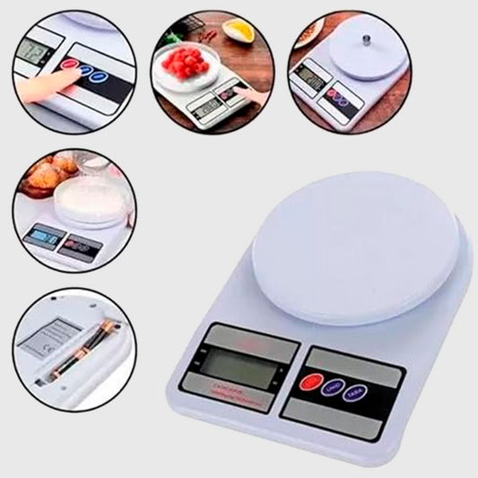 Balança Digital de Cozinha, Até 10 kg, Escala 1grama Balança de Precisão, Pesa Alimentos e Pequenos Itens Pesa Medidas Exatas e Com Maior Precisão
